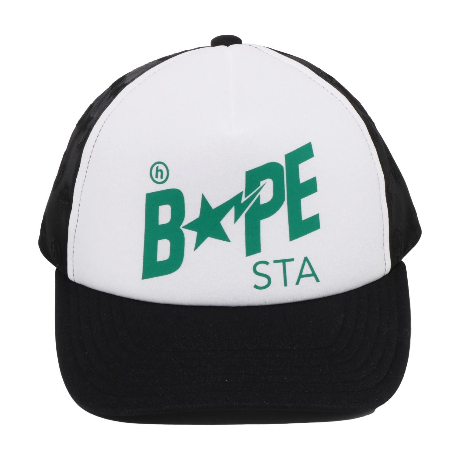 A Bathing Ape x Hidden NY STA Trucker Hat 'Black White' 1M23-180-901
