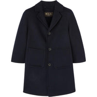Loro Piana Coats FW24 Marine Blue Kids'