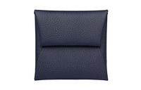 HERMES Bastia Evercolor Calfskin Coin Purse Wallet Regular Women's Midnight Blue