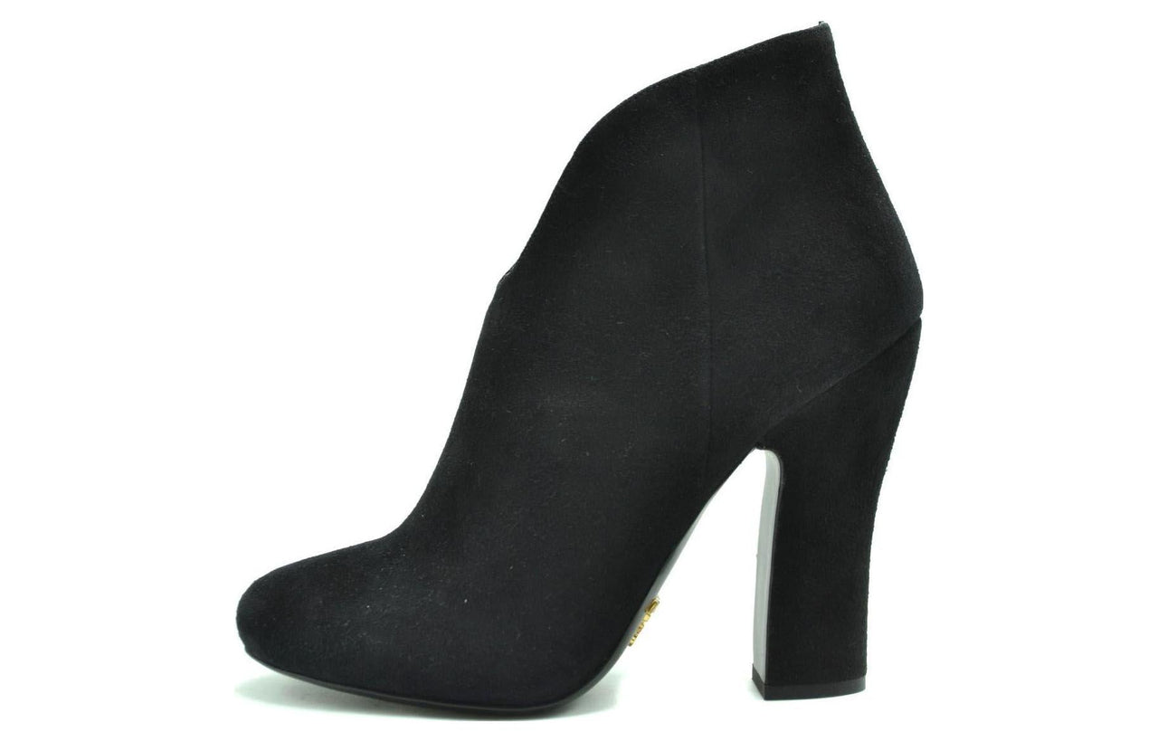 PRADA Ankle Boots High Heel Women's Black