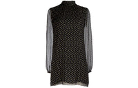 SAINT LAURENT Long Sleeved Dress Women's