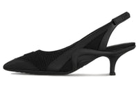 LOUIS VUITTON Slim Heel High Heels 5.5cm Women's Black