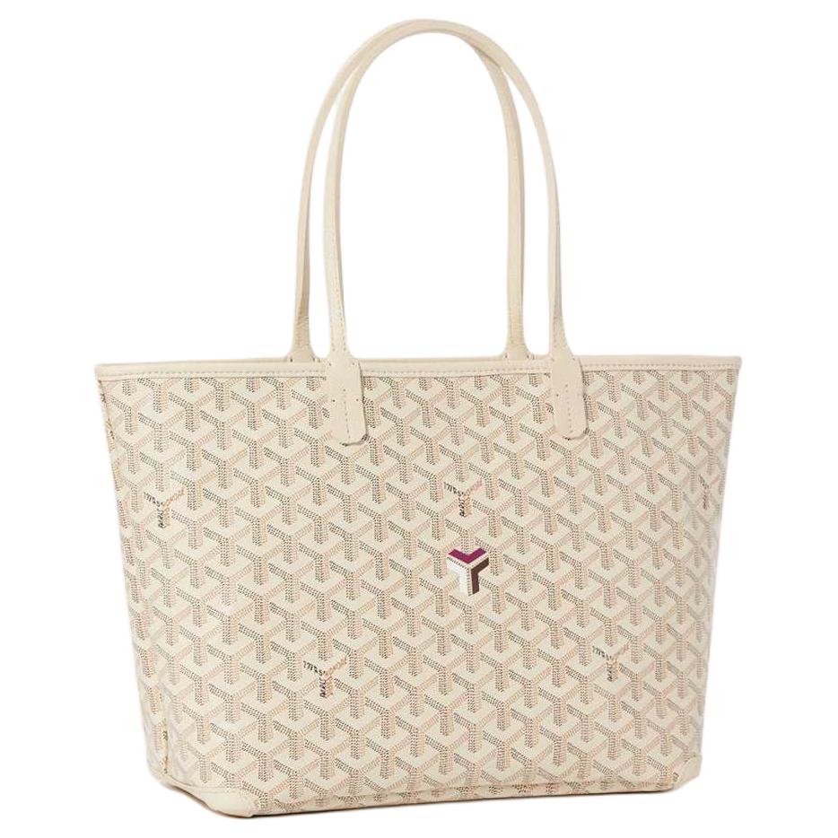 GOYARD Artois Canvas Bag Tote Bag Shopping Bag Handbag Small Size Women's Sand Stone