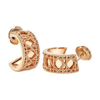 DIOR 18K Gold Earrings Women's Rose