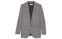 SAINT LAURENT Business Suits Coats Women's Gray