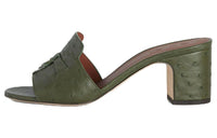 Loro Piana Slide Slippers Women's Green