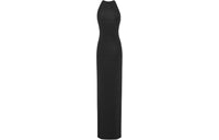 SAINT LAURENT Backless Halter Dress