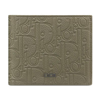 DIOR Leather Wallet Men's Khaki
