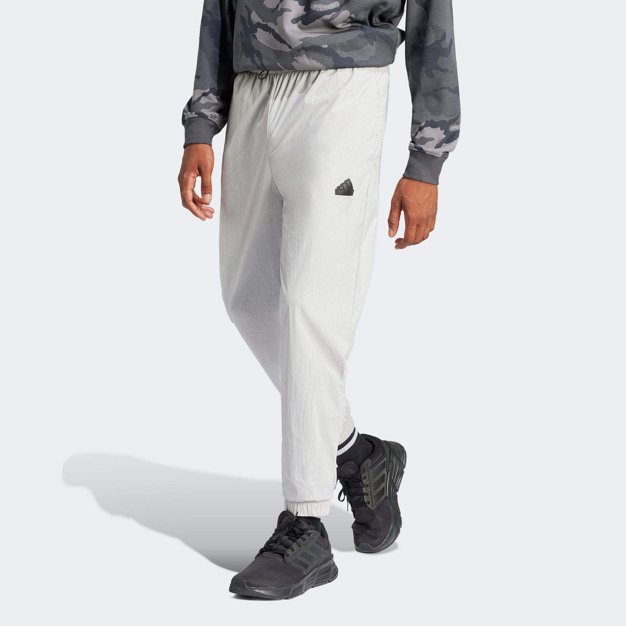 adidas City Pants Asia Sizing 'White Black' IR5174