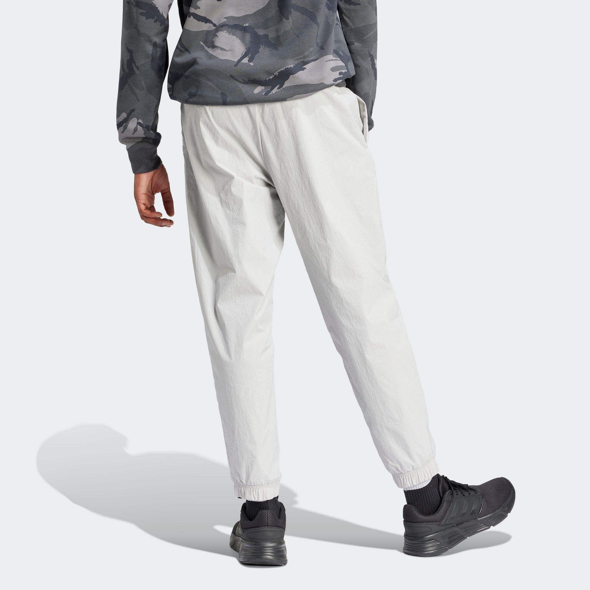 adidas City Pants Asia Sizing 'White Black' IR5174