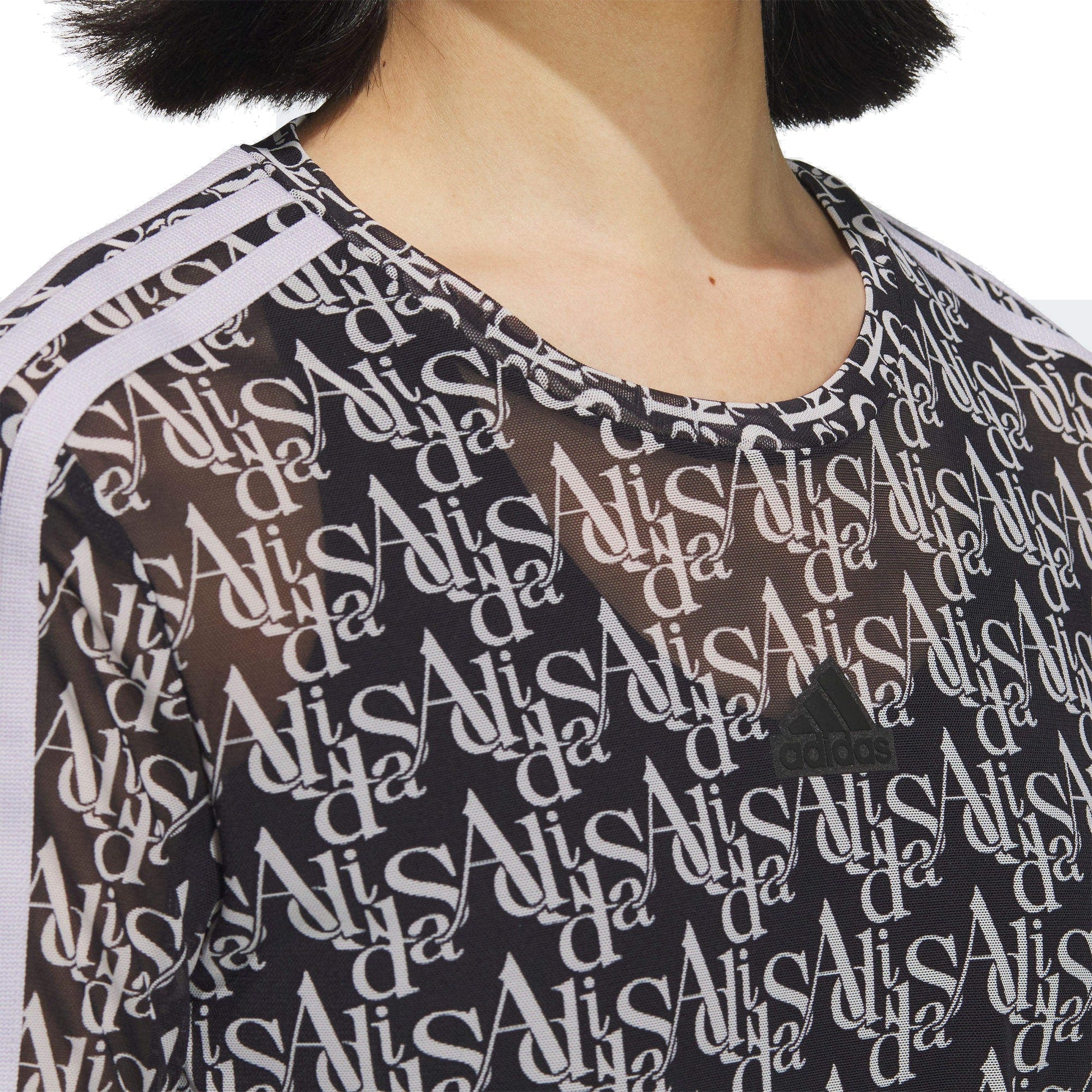 (WMNS) adidas Dance Long Sleeve T-Shirt Asia Sizing 'Black White' JI9790