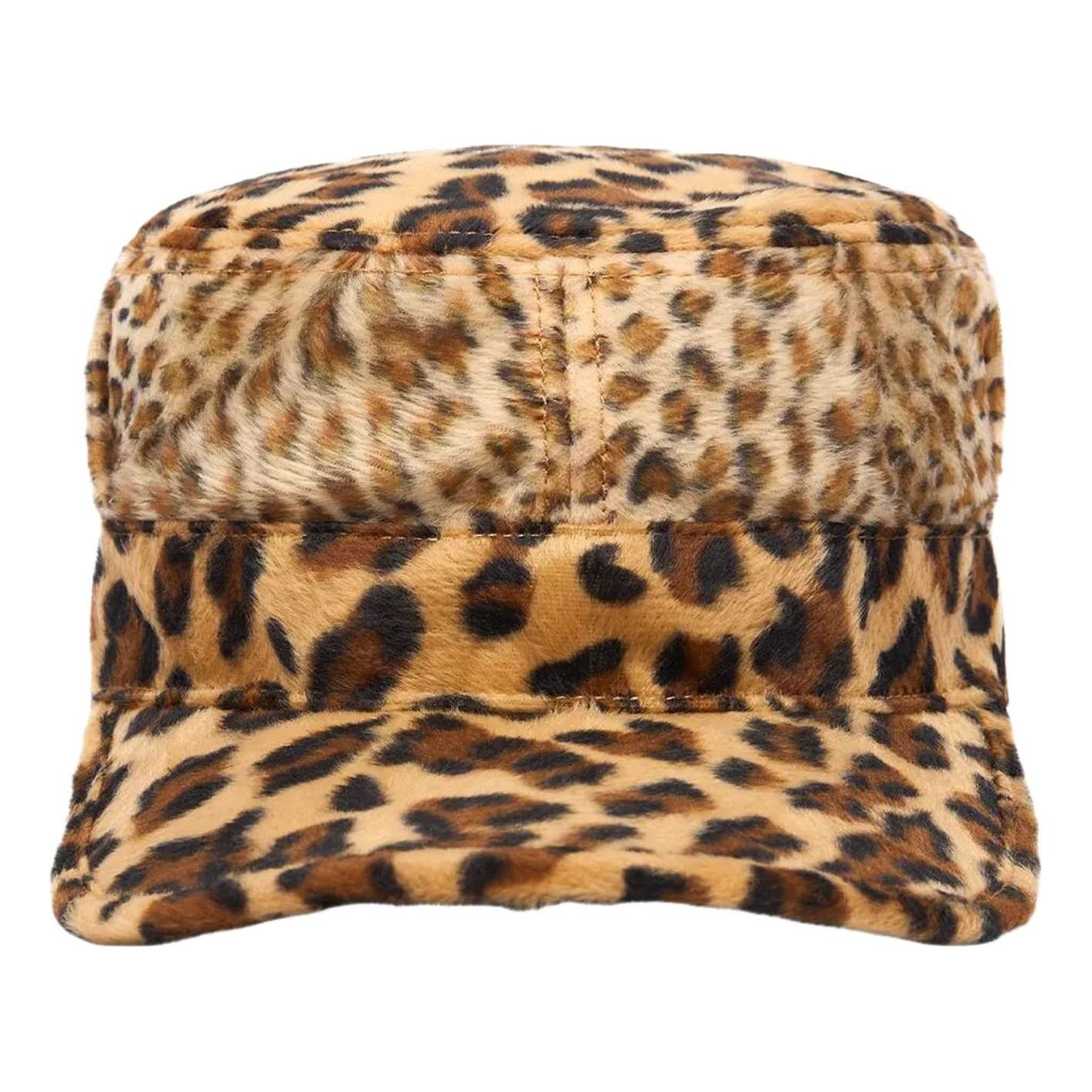 Denim Tears Faux Fur Giraffe Print Cap 'Multicolor' FW25ABC11392064