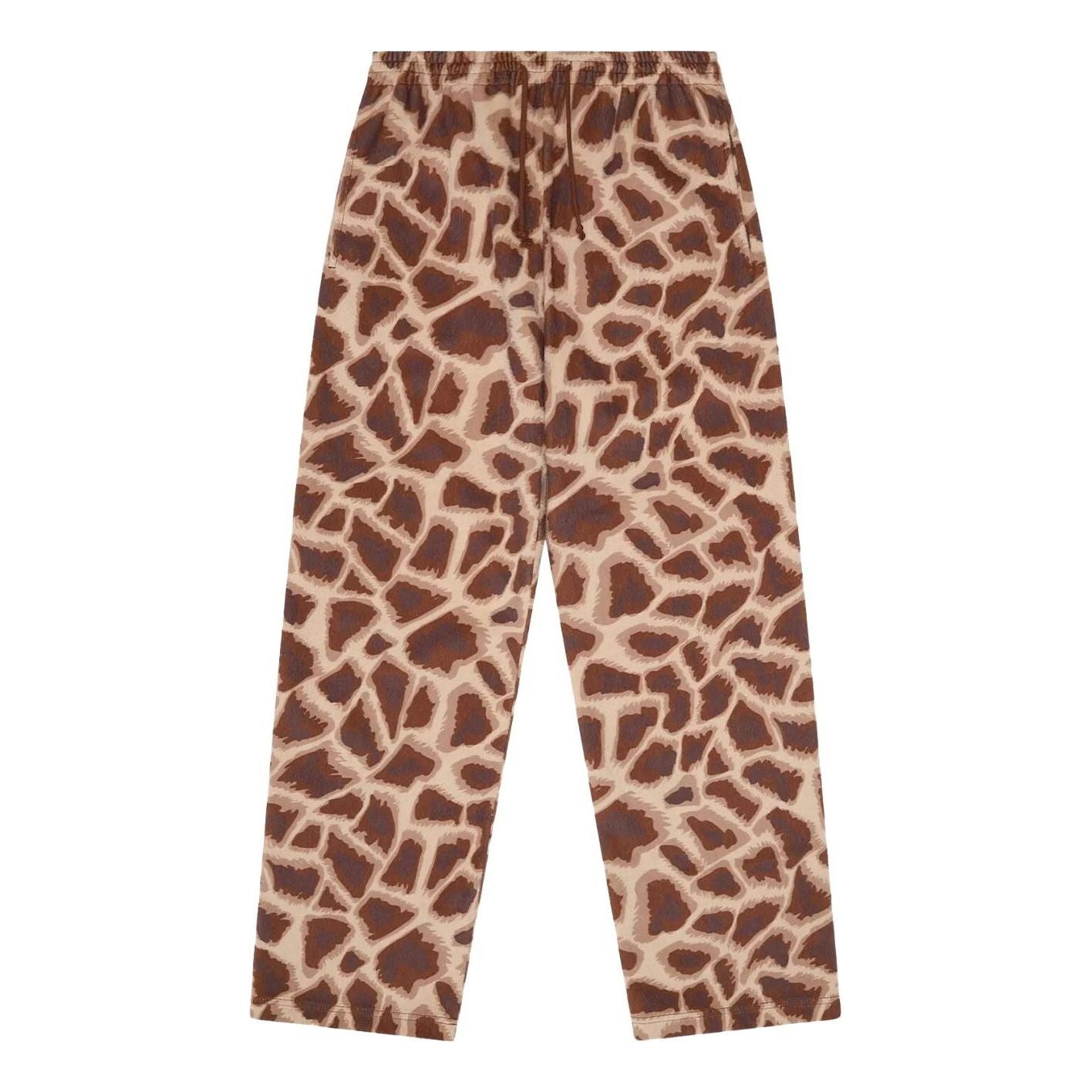 Denim Tears Faux Fur Giraffe Print Sweatpant 'Brown' FW25BAS12172149