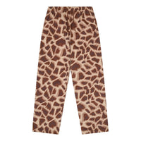 Denim Tears Faux Fur Giraffe Print Sweatpant 'Brown' FW25BAS12172149