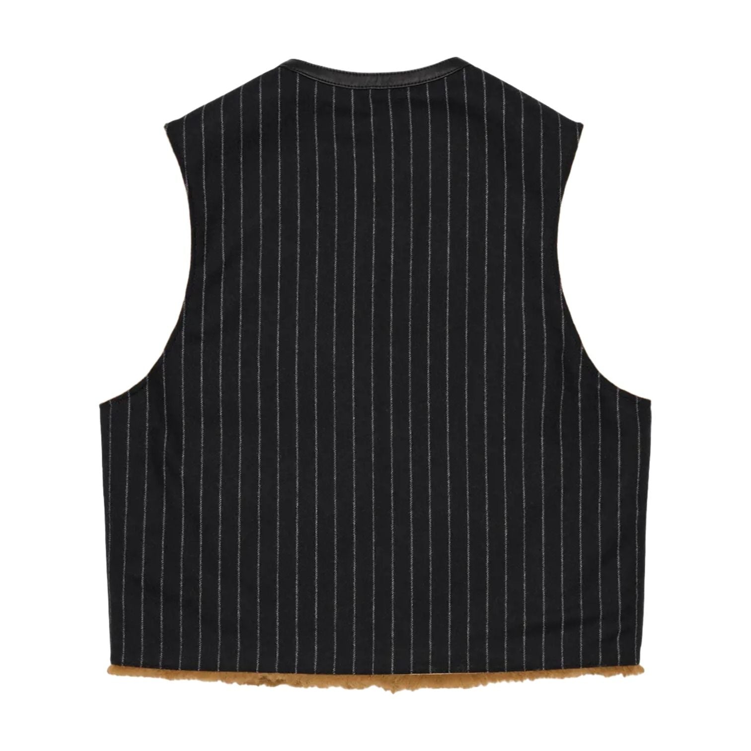 Denim Tears Reversible Pinstripe Shearling Vest 'Multicolor' FW25OAL11061995