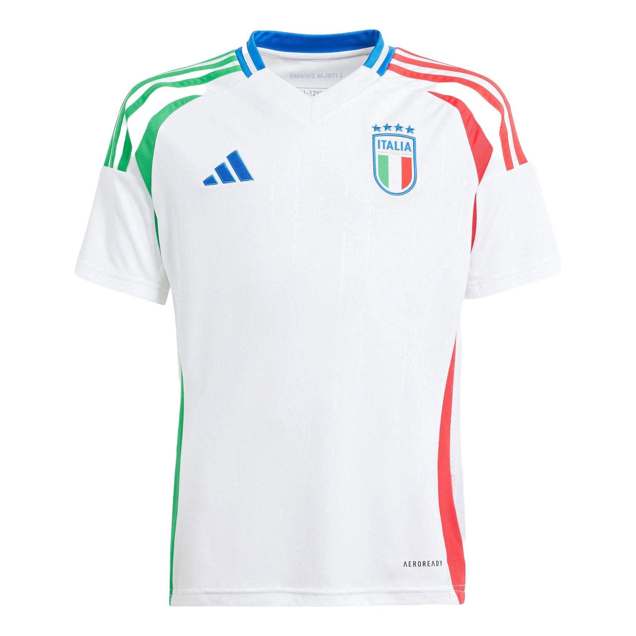 (GS) adidas Italy 24 Away Football Jersey Asia Sizing 'White' IQ0488