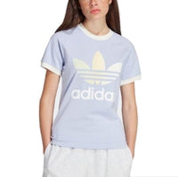 (WMNS) adidas Originals Gradient Cali T-Shirt Asia Sizing 'Purple White' IT9822