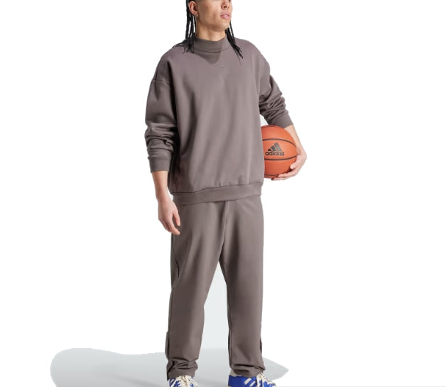 adidas Basketball Snap Pants Asia Sizing 'Brown' IW1634