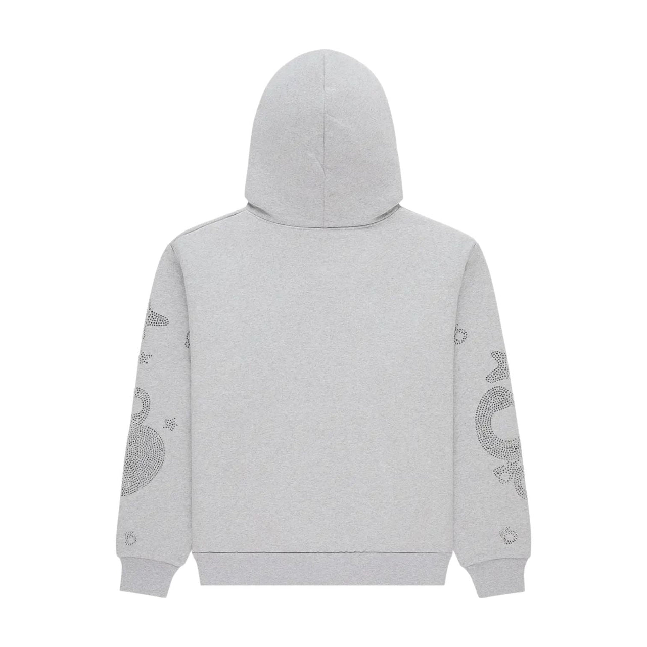 Sp5der Rhinestone Beluga Hoodie 'Heather Grey' ST048FW25HGR