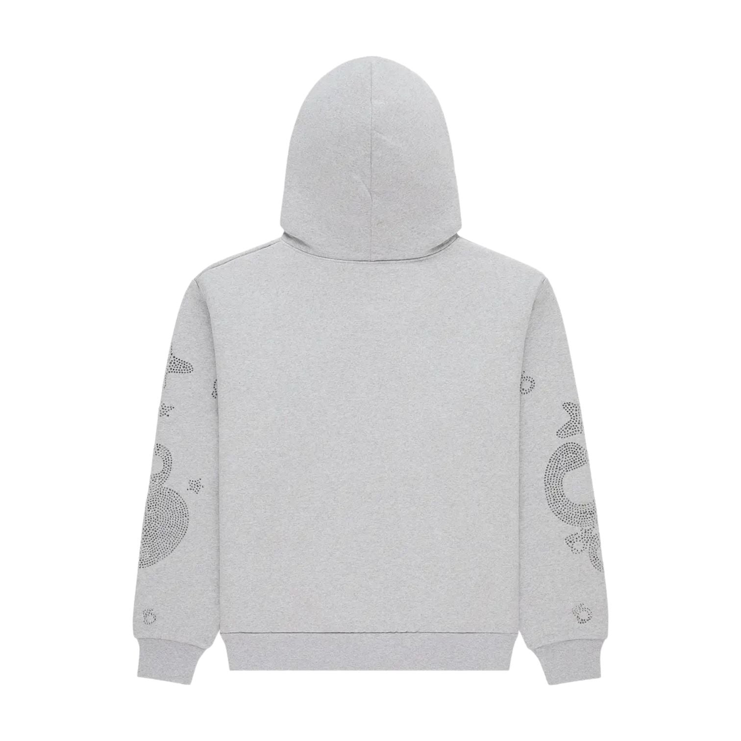 Sp5der Rhinestone Beluga Hoodie 'Heather Grey' ST048FW25HGR