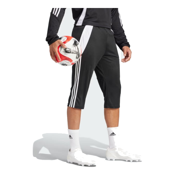 adidas Tiro 24 3/4 Pants Asia Sizing 'Black White' IJ7671