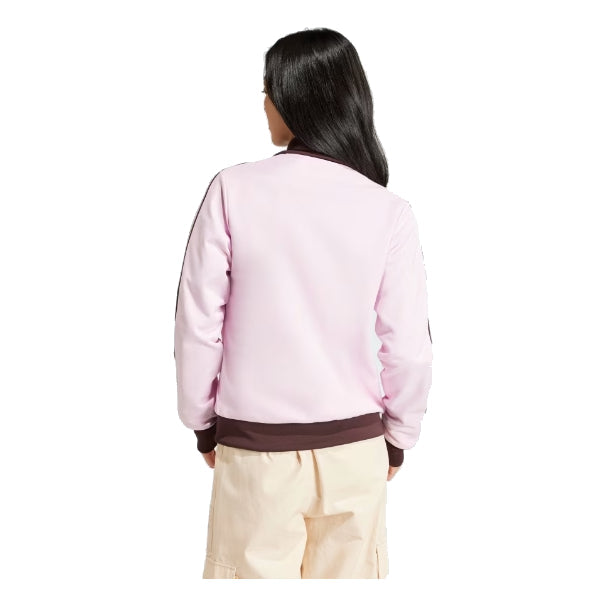 (WMNS) adidas Originals Beckenbauer Track Top Asia Sizing 'Pink Brown' IR6088
