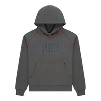Sp5der Archive Contrast Hoodie 'Slate Grey' ST012FW25SLT