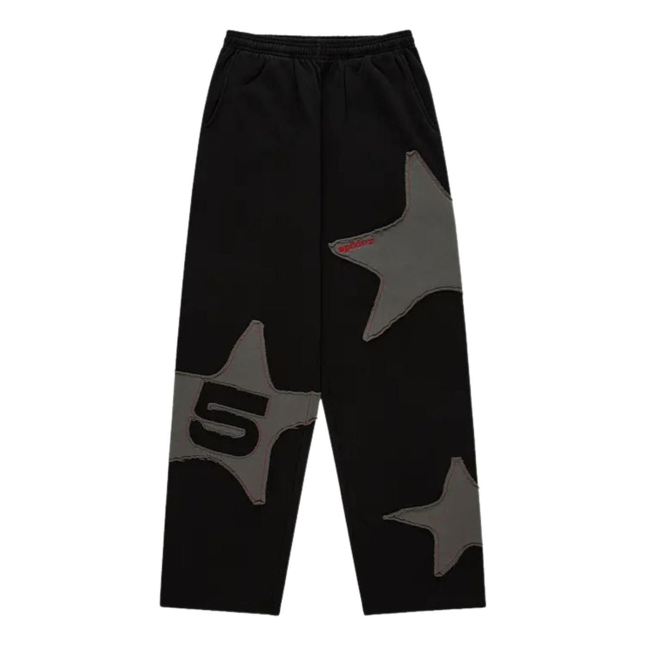Sp5der Big Star Wide Leg Sweatpant 'Black' SB003FW25BLK