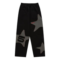 Sp5der Big Star Wide Leg Sweatpant 'Black' SB003FW25BLK
