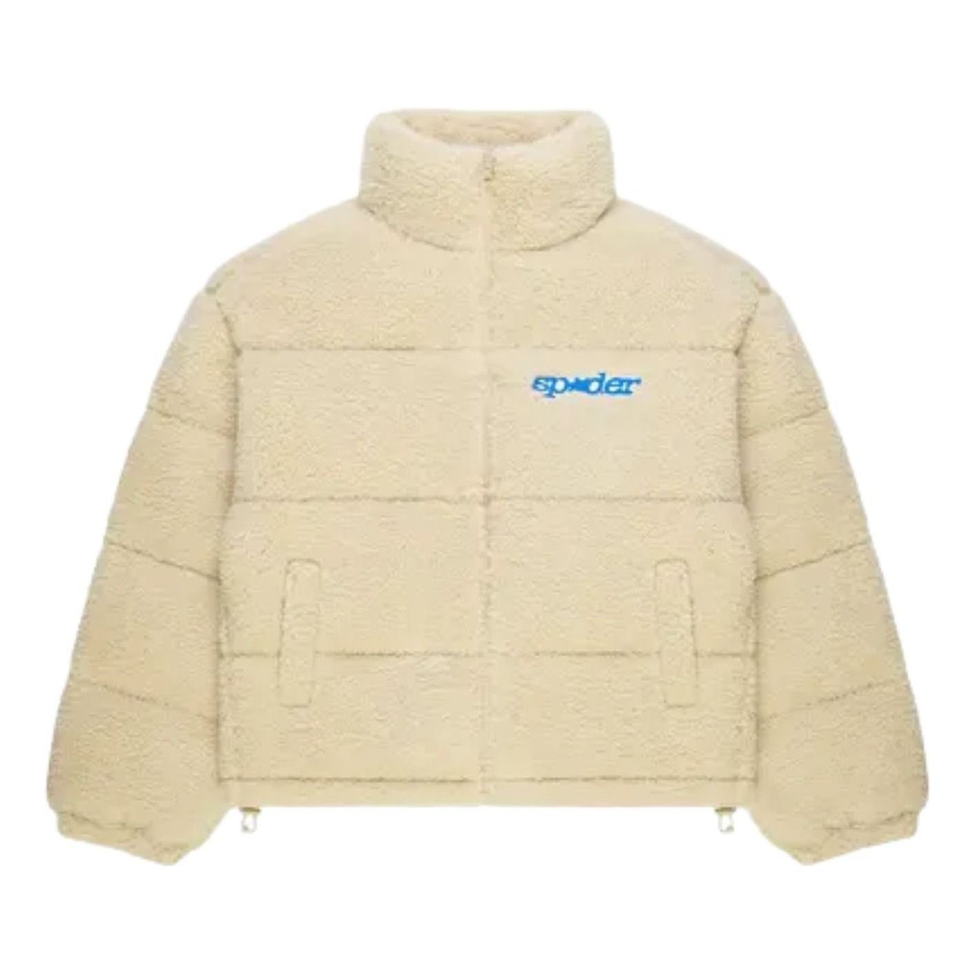 Sp5der Sherpa Puffer Jacket 'Cream' JA004FW25CRM