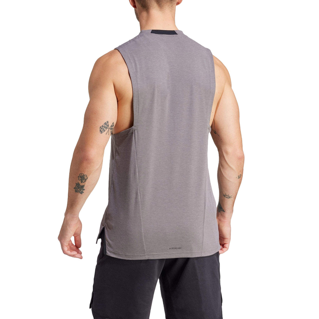 adidas Designed For Training Tank Asia Sizing 'Brown' IS3826