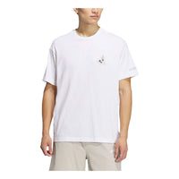adidas Graphic Patch Polygiene T-shirt Asia Sizing 'White' IS0297