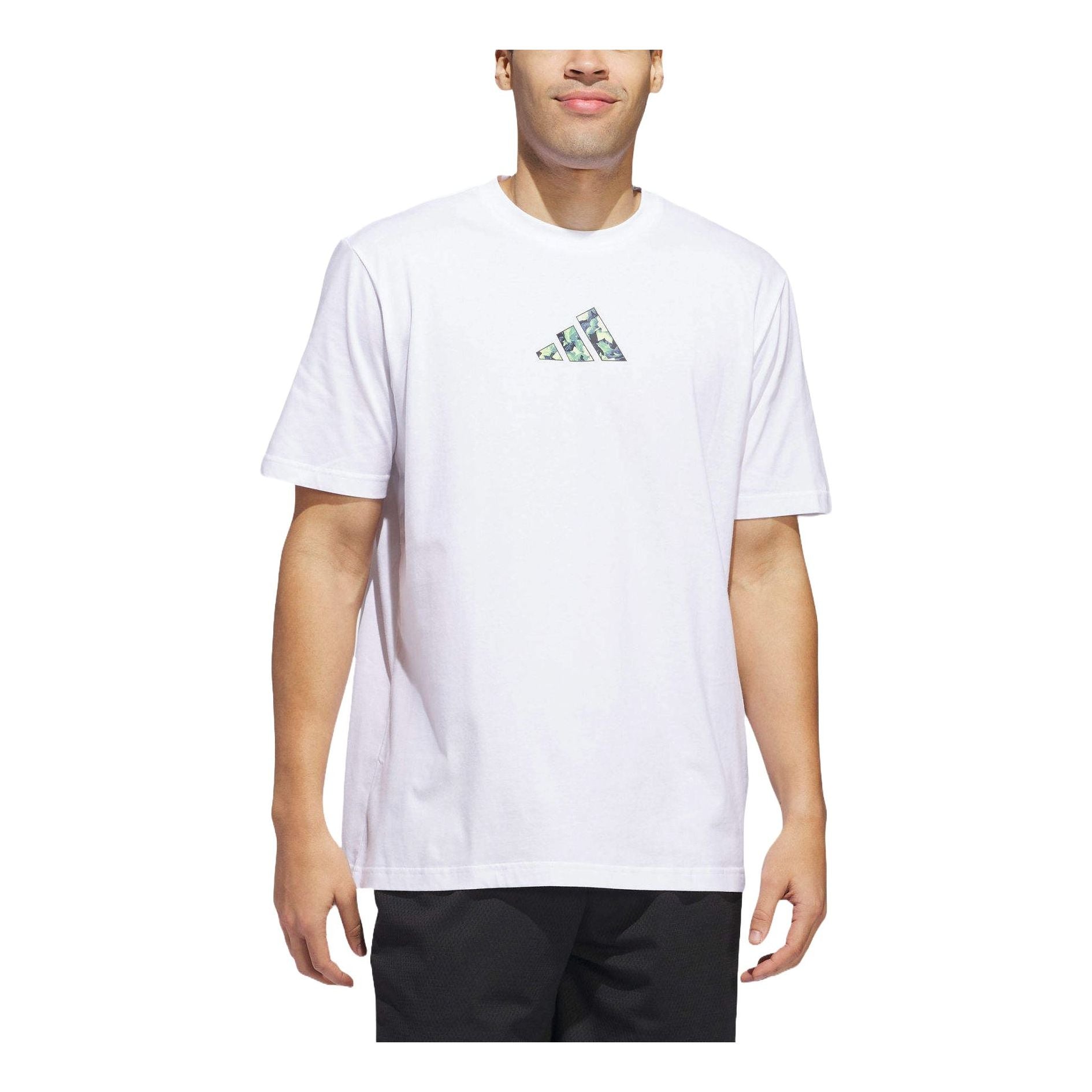 adidas Lil Stripe Photoreal Graphic T-shirt Asia Sizing 'White' IN6376