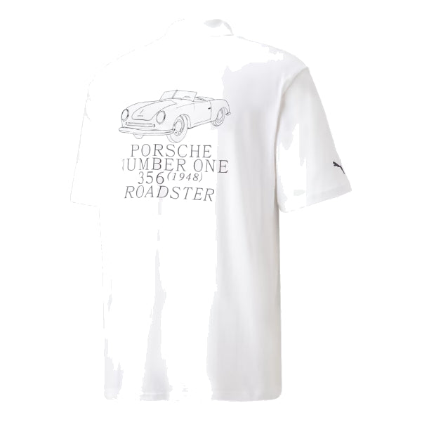 PUMA Porsche Legacy 365 Roadster Tee 'White Black' 538225-07