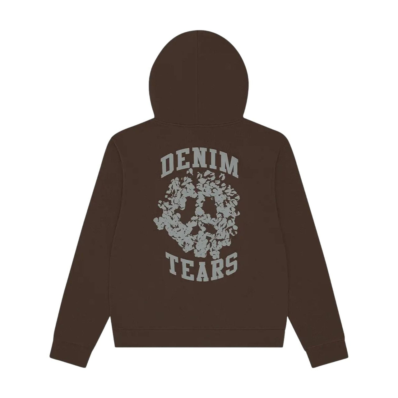 Denim Tears Denim University Zip Hoodie 'Brown' FW25TZH10392640