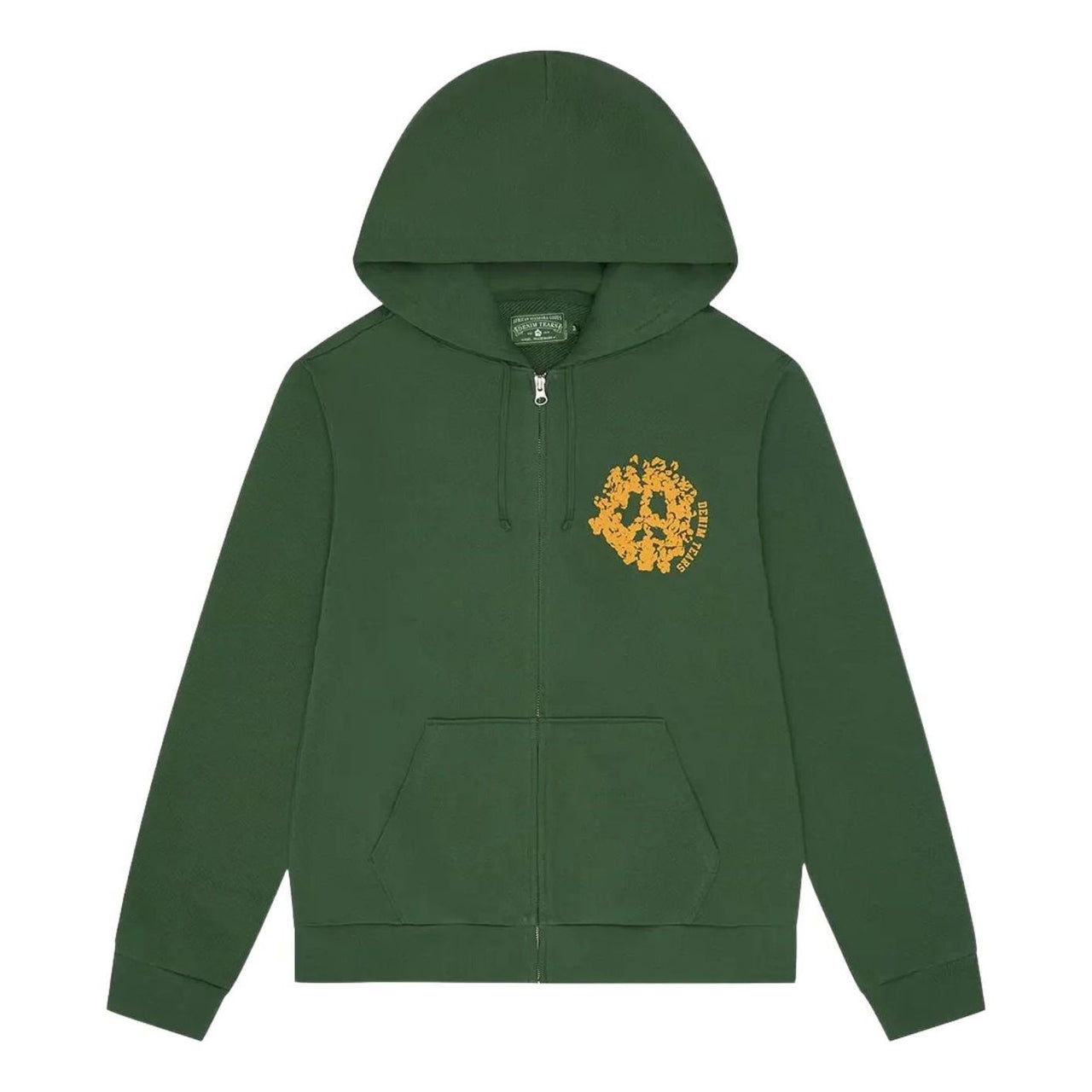 Denim Tears Denim University Zip Hoodie 'Green' FW25TZH10392641