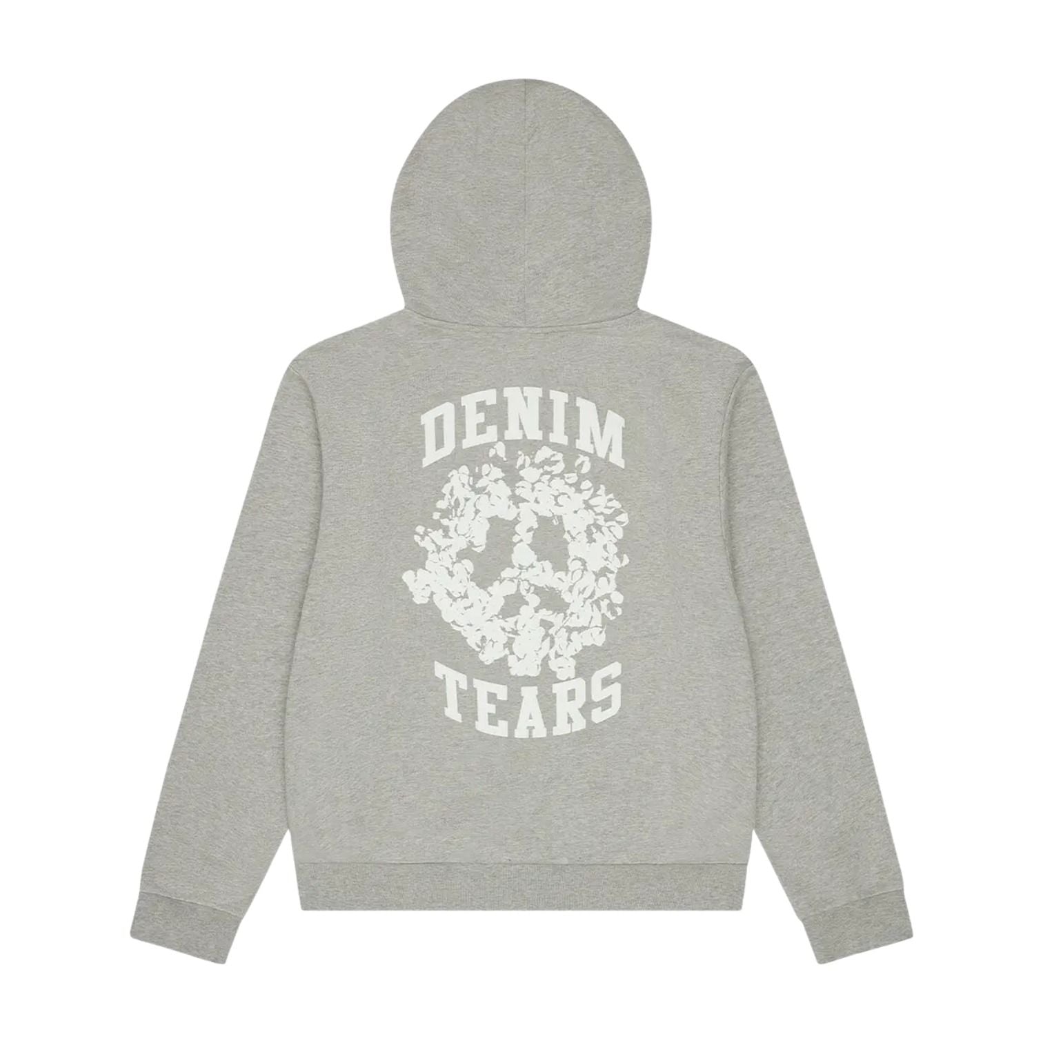 Denim Tears Denim University Zip Hoodie 'Grey' FW25TZH3862565