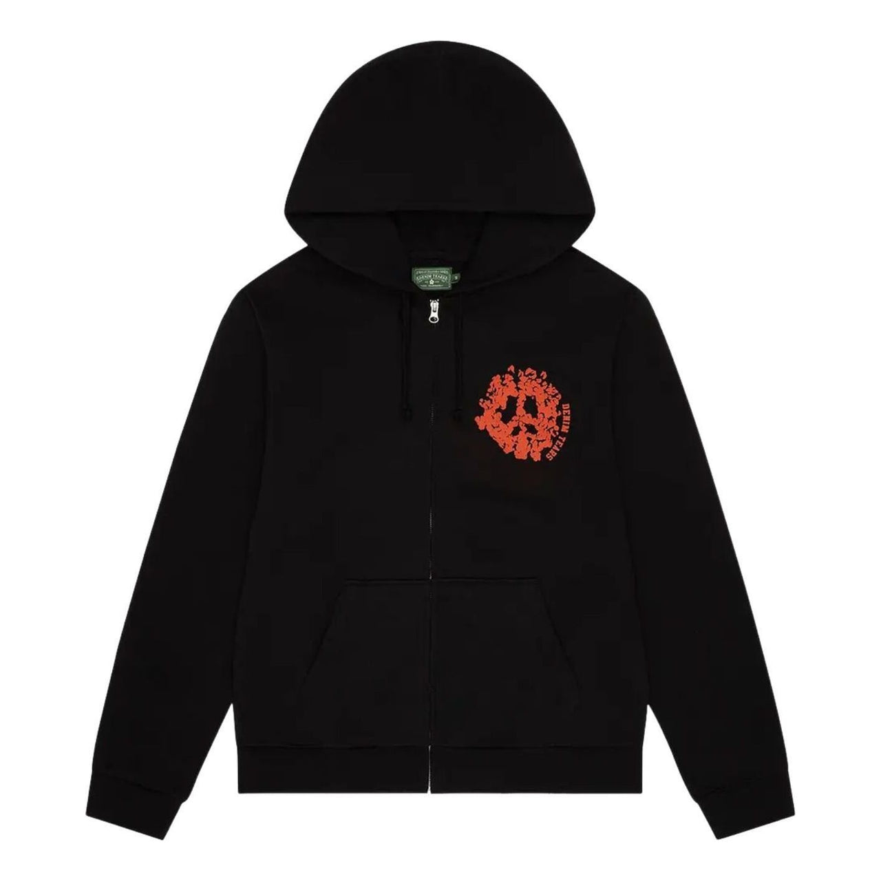Denim Tears Denim University Zip Hoodie 'Black' FW25TZH10392146