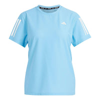 (WMNS) adidas Own The Run T-shirt Asia Sizing 'Light Blue' IN1597