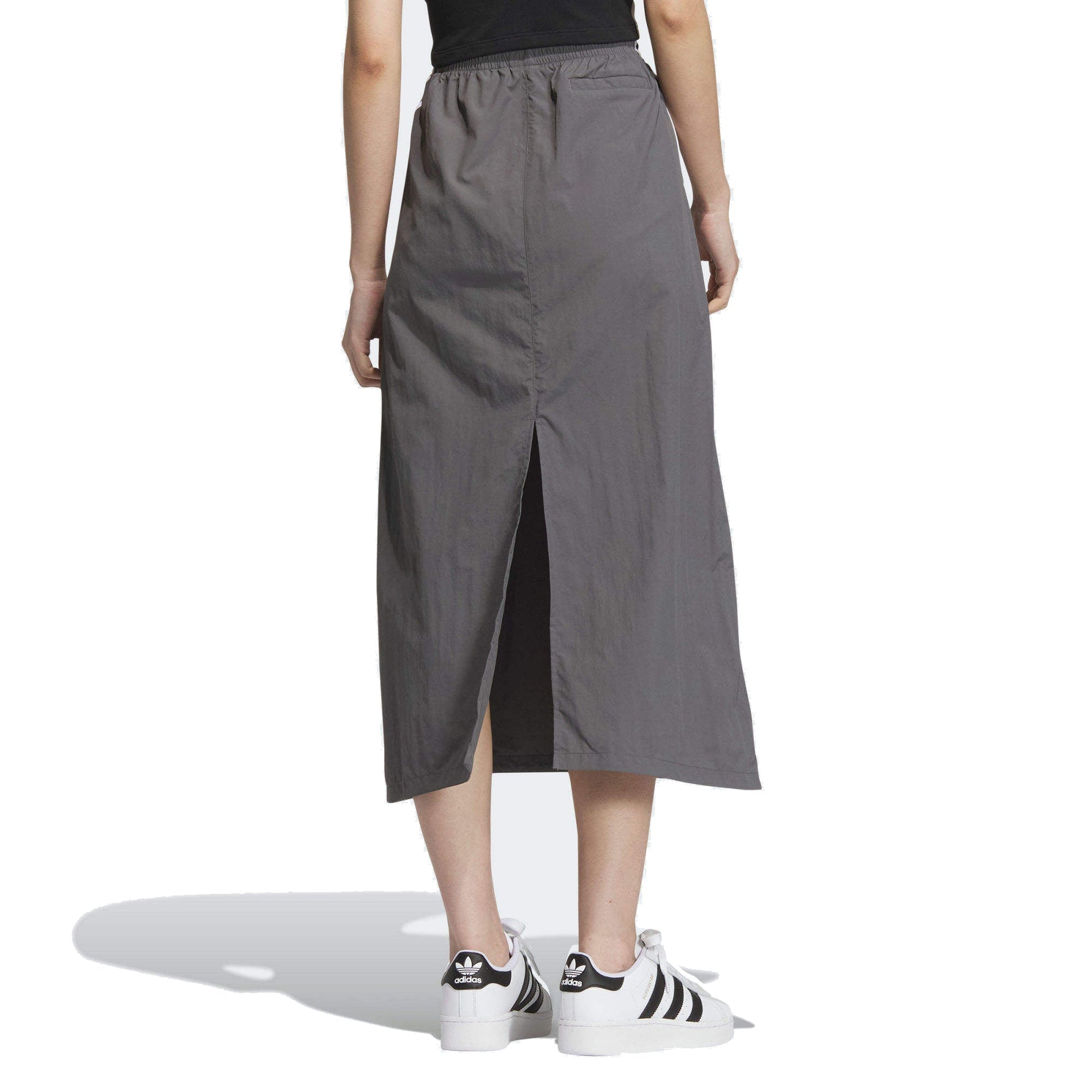 (WMNS) adidas 3-Stripes Parachute Skirt Asia Sizing 'Grey' JC6124