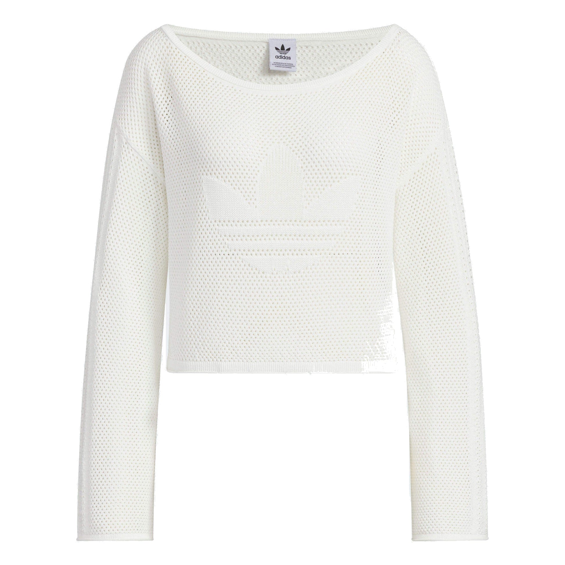 (WMNS) adidas Summer Knit Sheer Long Sleeve Top Asia Sizing 'White' JI7043