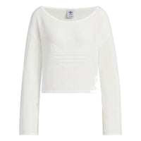 (WMNS) adidas Summer Knit Sheer Long Sleeve Top Asia Sizing 'White' JI7043