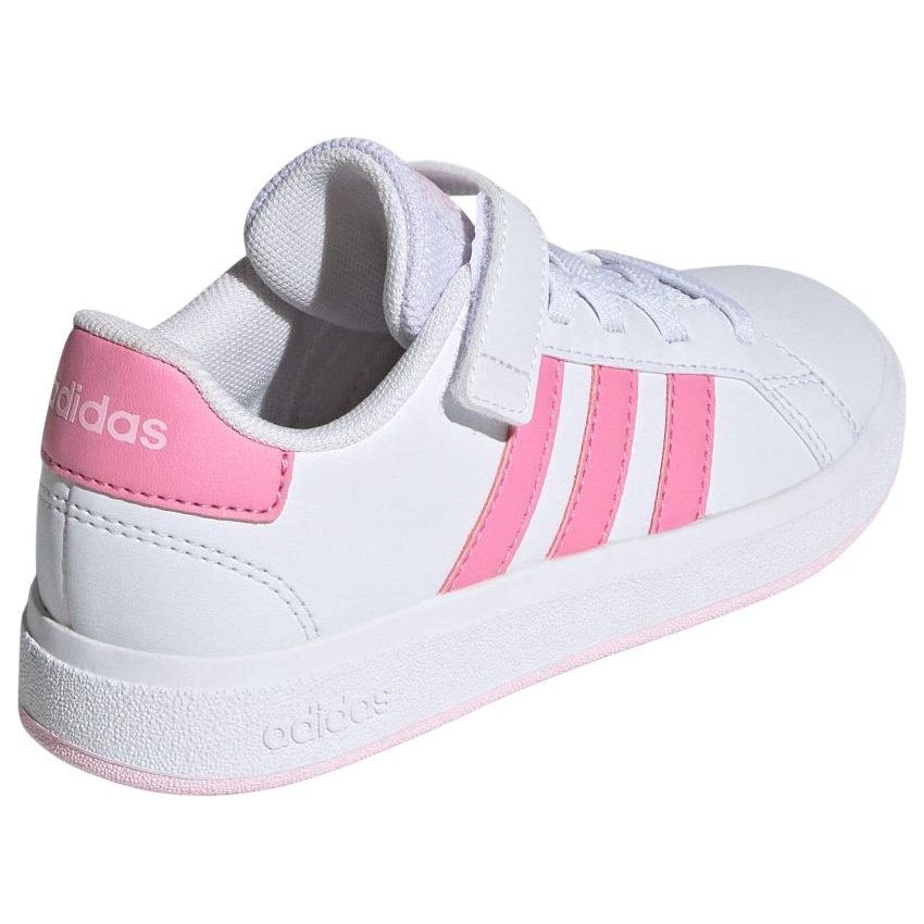(PS) adidas Grand Court 'White Pink' ID0738