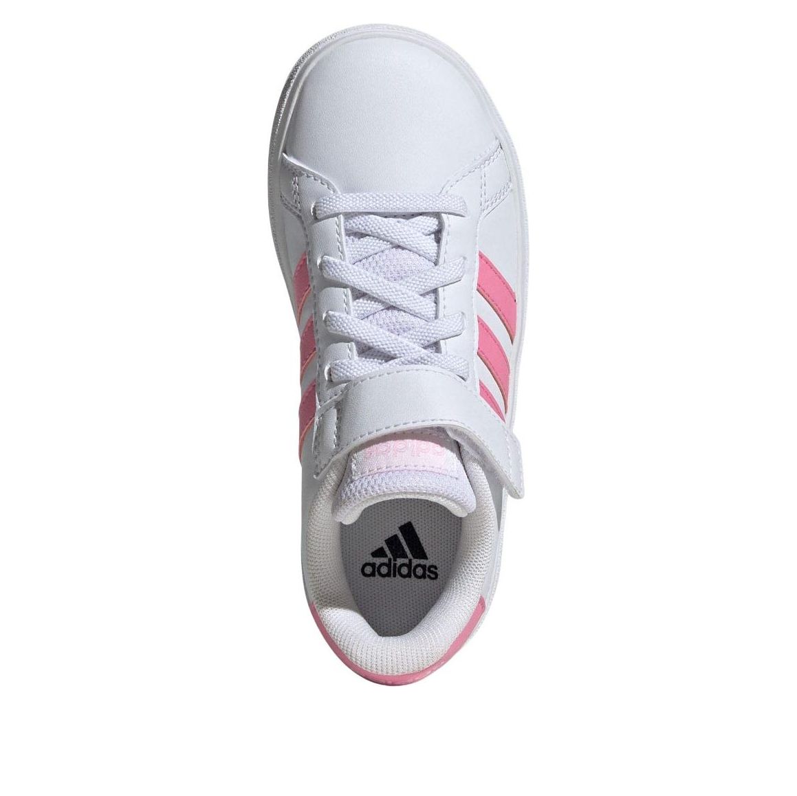 (PS) adidas Grand Court 'White Pink' ID0738