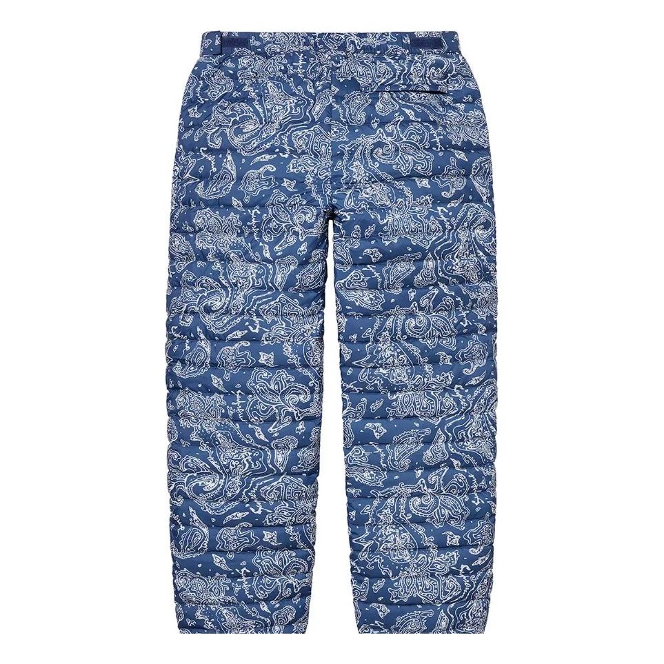 Supreme Micro Down Pants 'Blue White' SUP-FW22-452