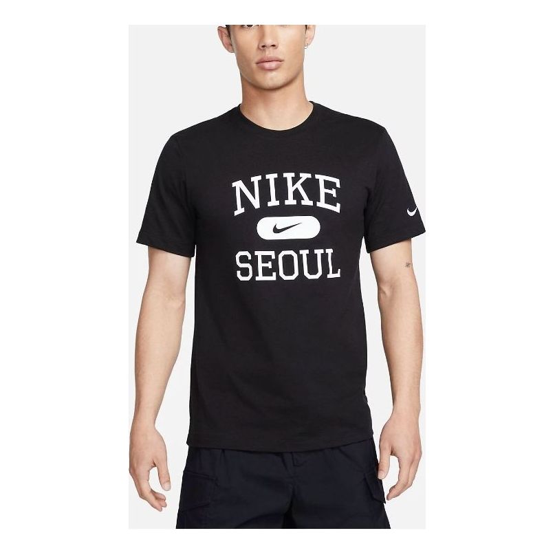 Nike Seoul T-Shirt 'Black White' FJ6965-010