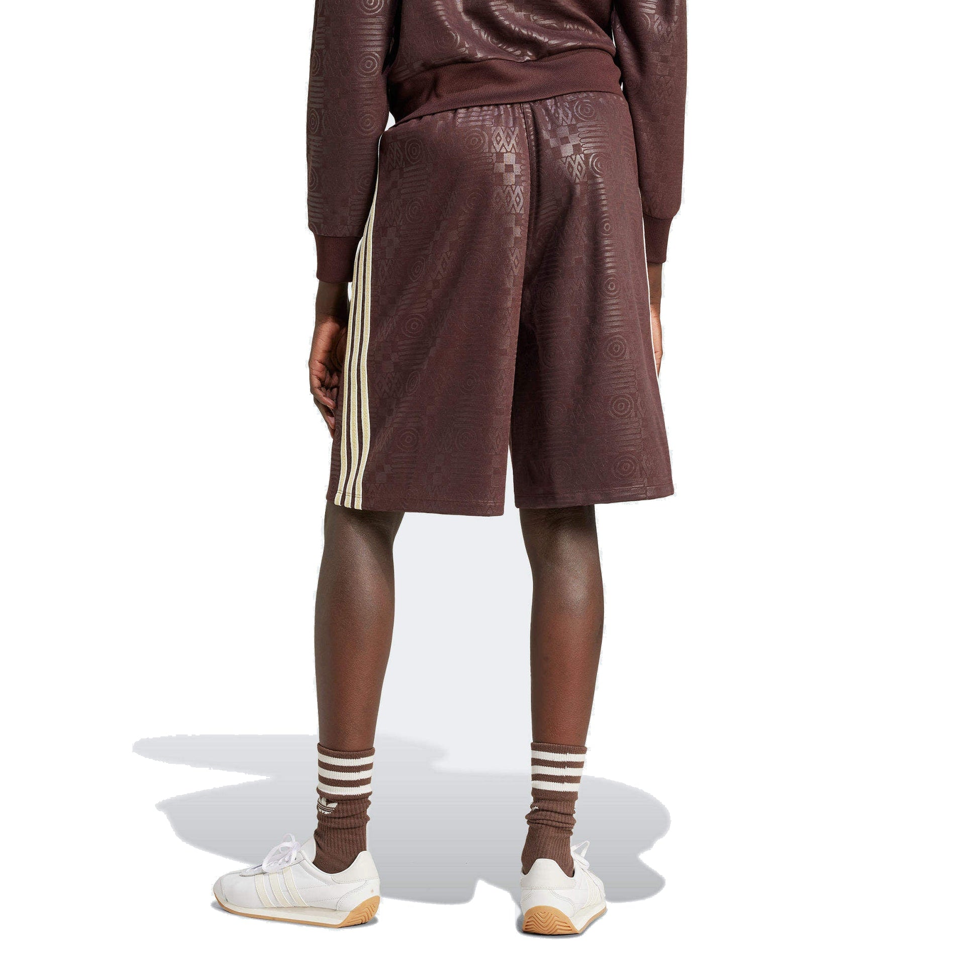 (WMNS) adidas Asia Sizing '80s Capri Shorts 'Brown' JC6142