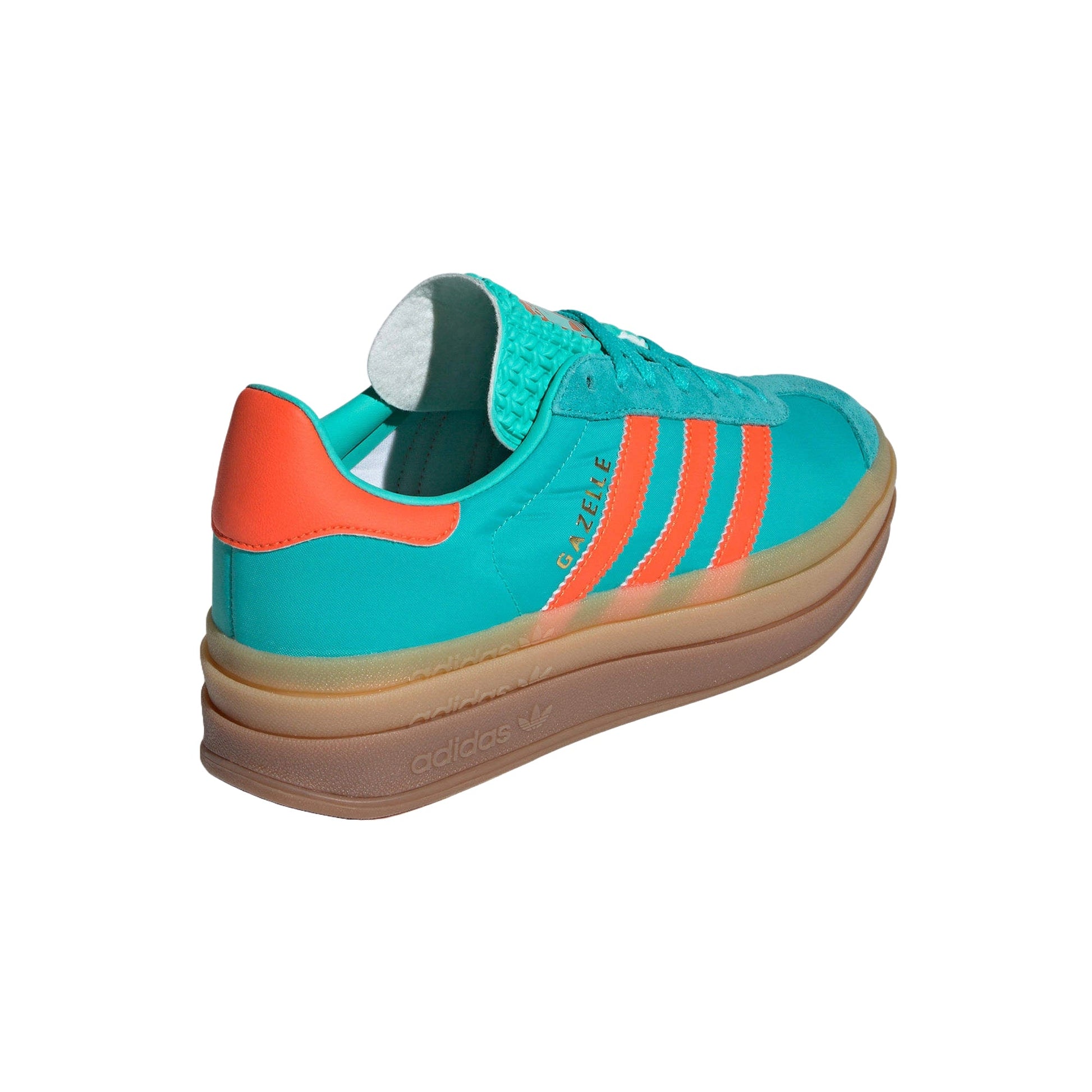 (WMNS) adidas Gazelle Bold 'Mint Rush Impact Orange' IG4386