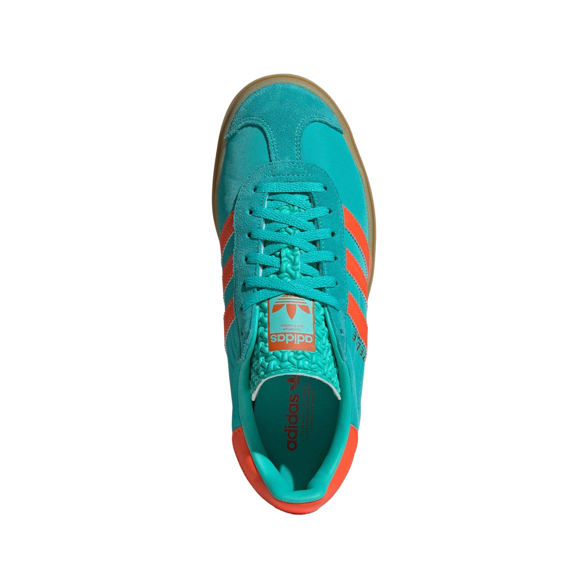 (WMNS) adidas Gazelle Bold 'Mint Rush Impact Orange' IG4386