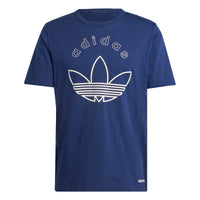 adidas Graphic T-Shirt Asia Sizing 'Blue' IX9598
